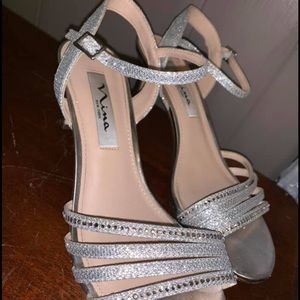 Nina Nelina 2” heel • Silver sandal 7